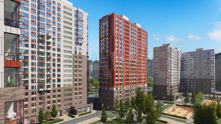 2-к. квартира, 36,9 м², 17/22 эт.