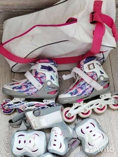 Роликовые коньки детские раздвижные reaction