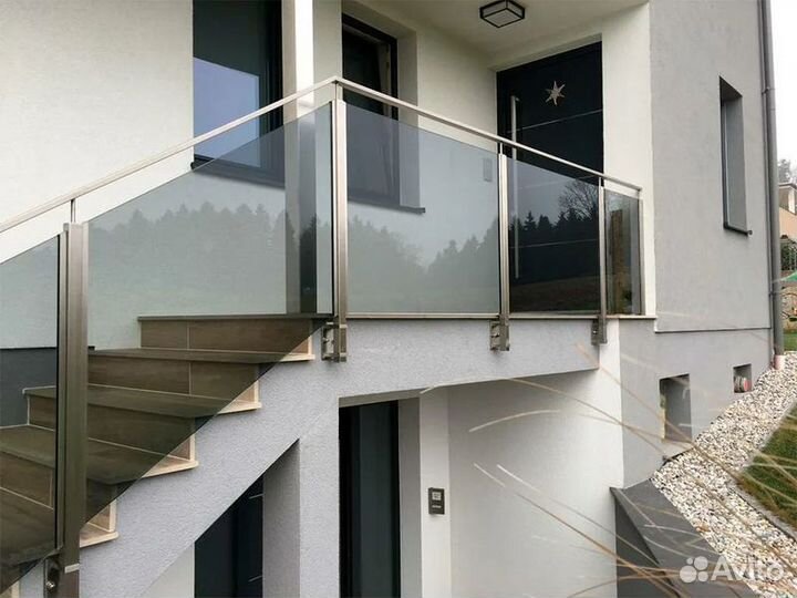 Перила из стекла