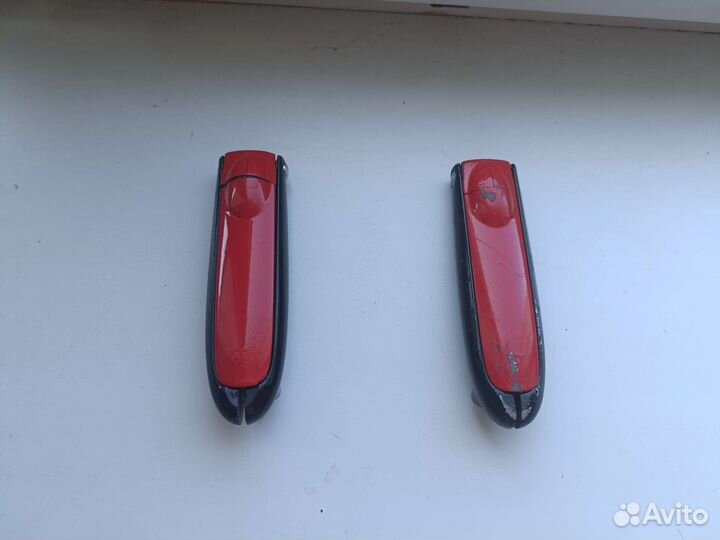 Рога на руль велосипеда с зеркалами