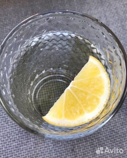 Набор IKEA Стаканов, узорчатое стекло