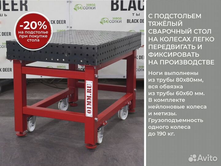 Сварочный стол 3D от производителя Black Deer