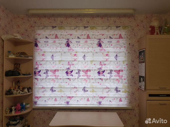 Рулонные шторы день ночь зебра O582A-D24237