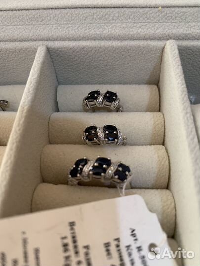 Комплект серьги и кольцо