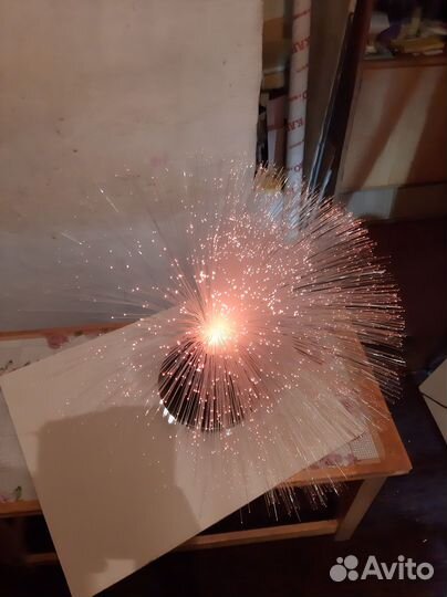 Светильник настольный волоконный