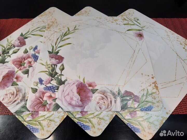 Наборы салфеток сервировочных (3 набора по 4 шт.)