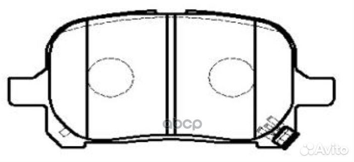 CKT-3 Колодки тормозные дисковые перед GK