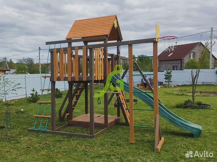 Детская площадка IgraGrad Панда Фани с балконом