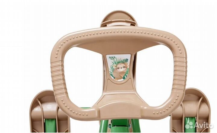 Снегокат Nika Twiny 2 плюс с родительской ручкой