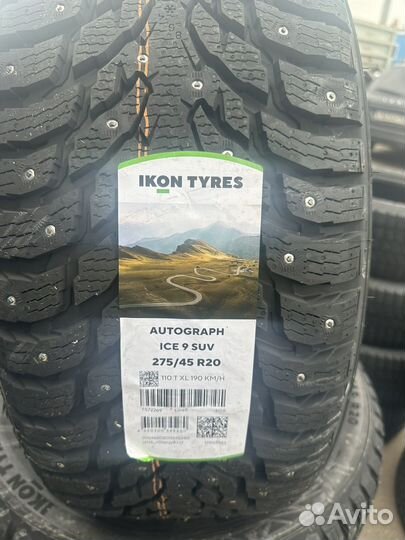 Ikon Tyres Autograph Ice 9 SUV 275/45 R20 и 305/40 R20 112T