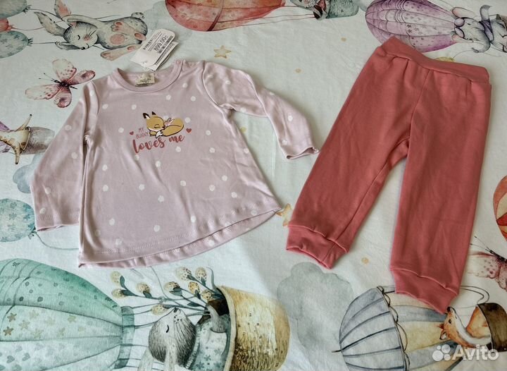 Вещи новые для девочки 86-92