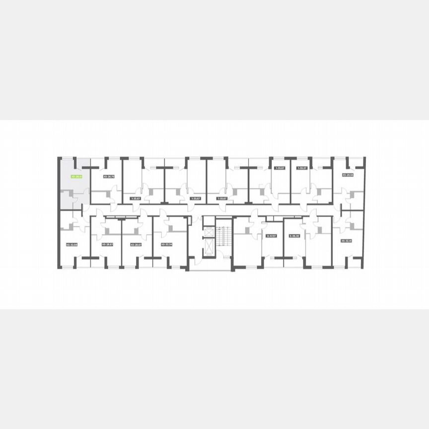 Квартира-студия, 28,5 м², 13/13 эт.