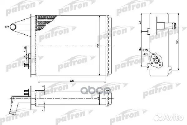 Радиатор отопителя fiat: palio