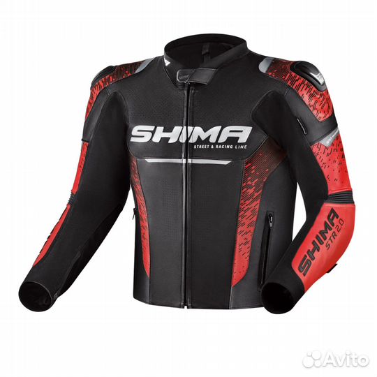 Мотокуртка shima STR 2.0 JKT RED