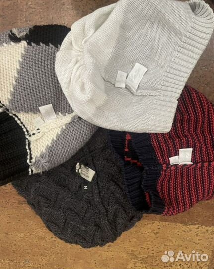 Шапки Италия для мальчика 3-5 лет и перчатки