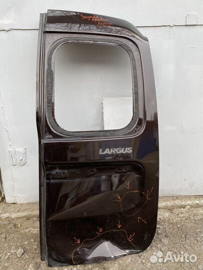 Дверь задняя правая распашная Лада Ларгус
