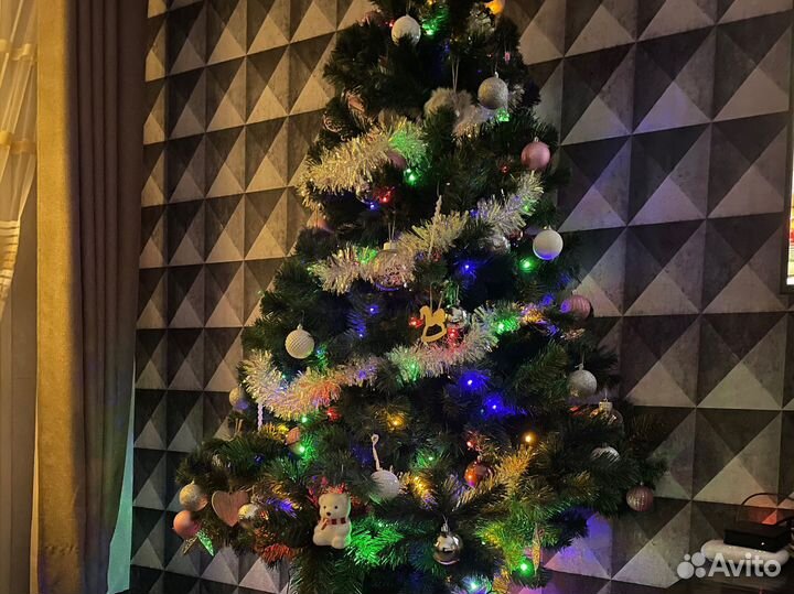 Елка искусственная 210 см бу