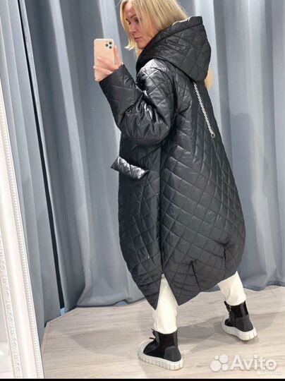 Стеганое пальто