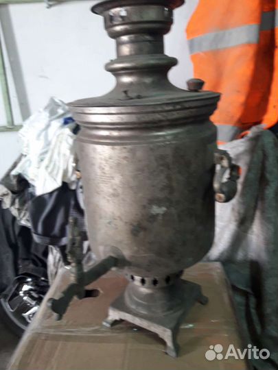 Самовар дореволюционный угольный