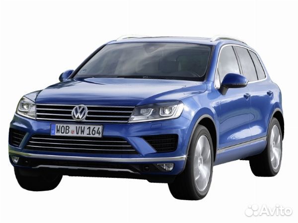 Полотно зеркала Volkswagen Touareg 10-18 (Справа/ Обогрев)
