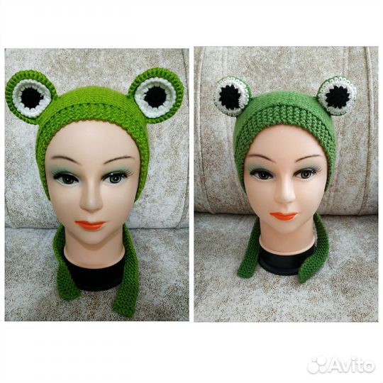 Шапка балаклава с ушами