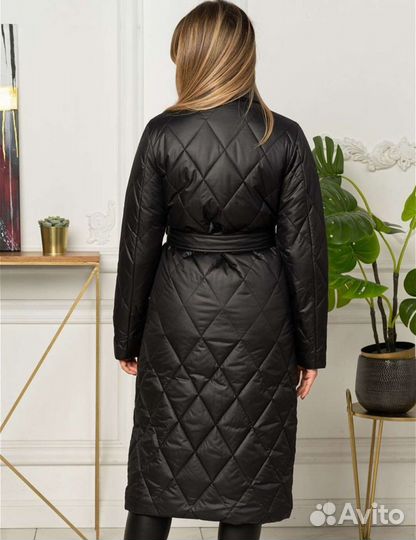 Пальто стеганое на синтепоне 54