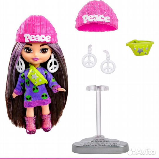 Кукла Барби Мини Barbie Extra Mini Minis HLN46