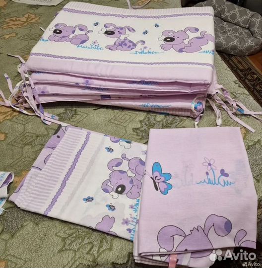 Бортики в детскую кроватку