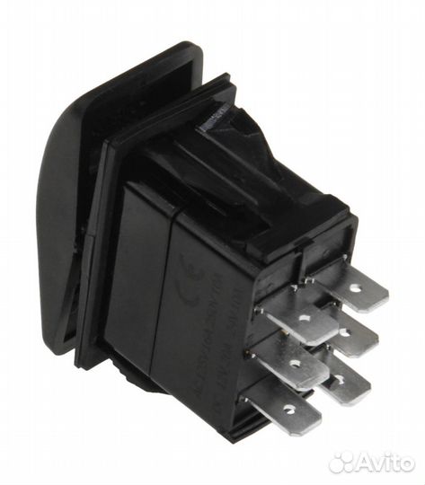 Переключатель трехпозиционный (ON) -OFF-ON 12В/20А