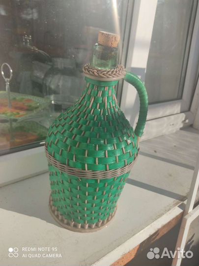 Кувшин для вина плетёный Чехия