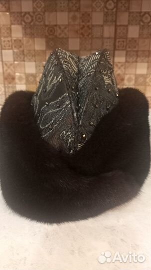 Шапка норковая новая Танго