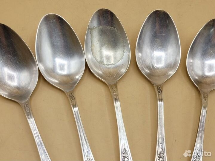 Набор столовых ложек 6 шт мельхиор мнц Кольчугино