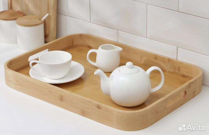 Поднос бамбук новый