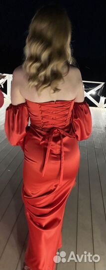 Платье в пол вечернее, нарядное