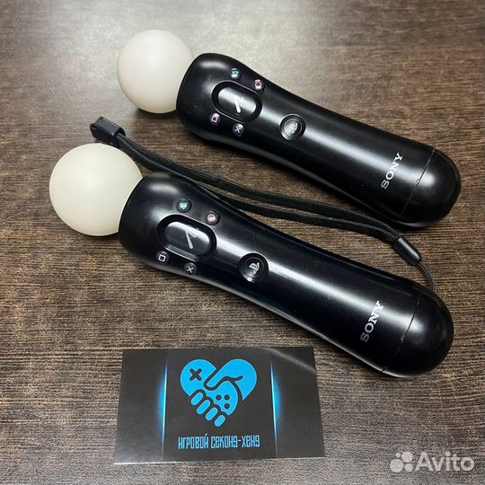 Два контроллера Move для Playstation 3 PS3 PS4