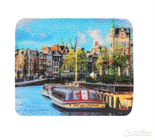 Кардхолдер с принтом Eshemoda кожа Россия