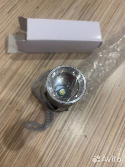 Светодиодный фонарик маленький, с аккумулятором