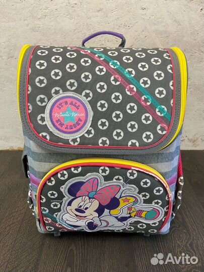 Рюкзак для девочки школьный новый Минни Маус