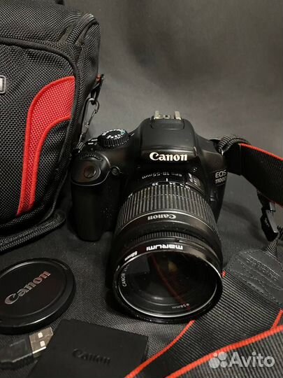 Зеркальный фотоаппарат canon 1100d