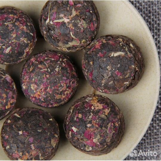 Чай Шу Пуэр с розой