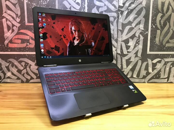 Игровой ноутбук HP Omen GTX/i5/16gb/SSD M2