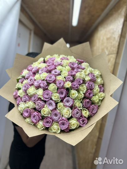 101 роза С доставкой