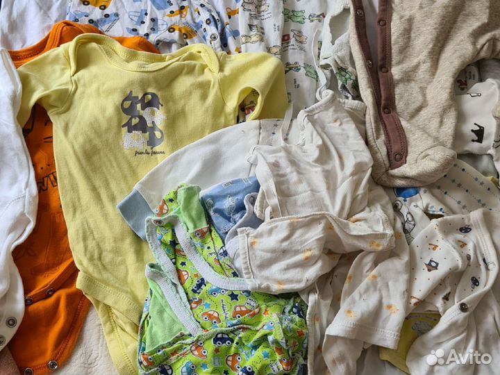 Вещи пакетом на мальчика от 0 до 6 месяцев