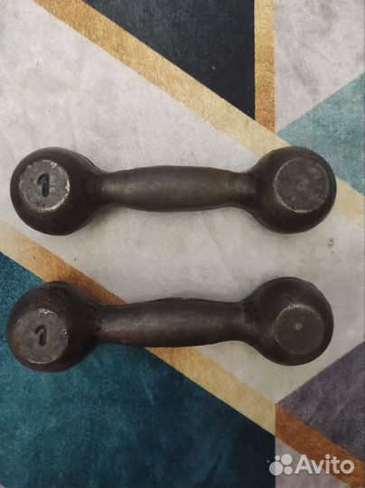 Штанга.Гантели 1кг 2кг 4кг