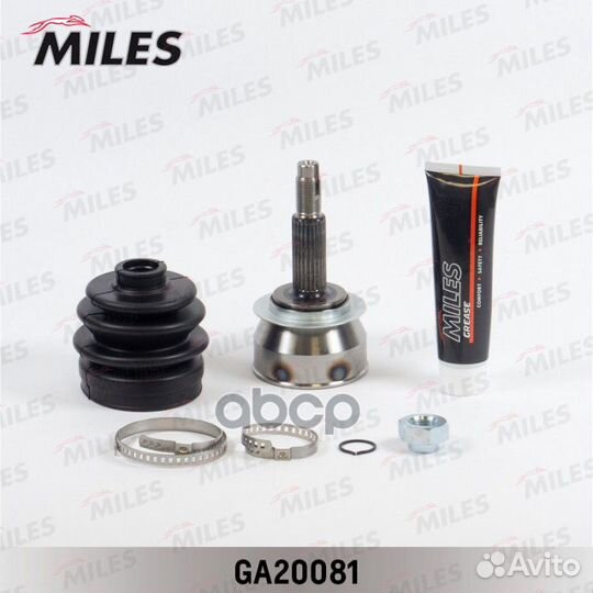 Шрус daewoo nexia 1.5 96- нар. ga20081 Miles