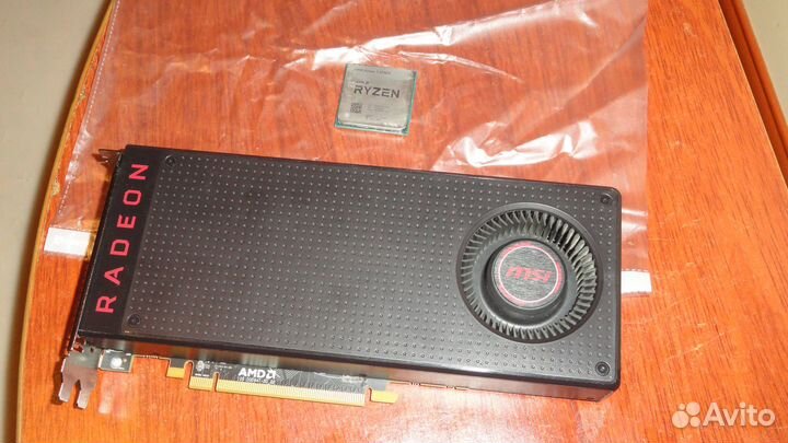 Amd ryzen 7 5700x+Radeon RX480 8Gb-комплект