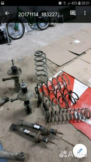 Стойки и пружины на Ваз