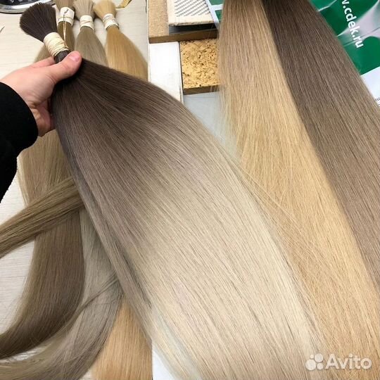 Волосы для наращивания славянка