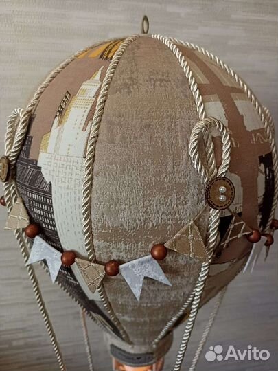 Городской воздушный шар подарок интерьер ночник