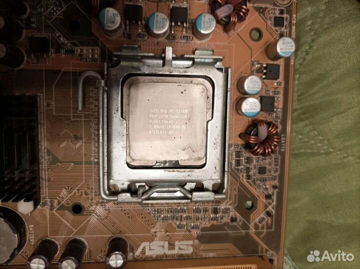 Intel pentium dual-core E2180+мат. плата